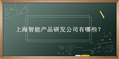 上海智能產品研發公司